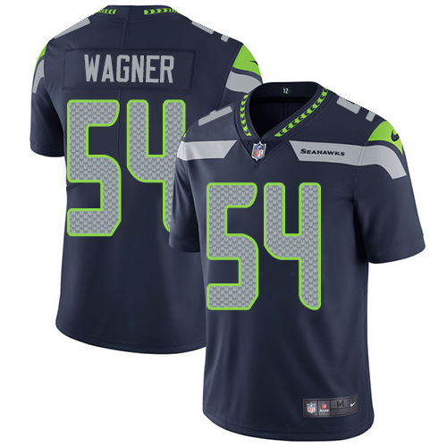 2019 Men Seattle Seahawks 54 Wagner blue Nike Vapor Untouchable Limited NFL Jersey